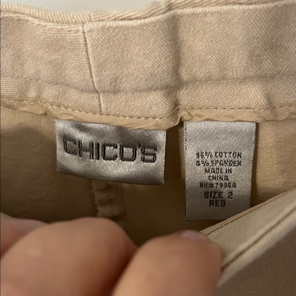 Chico's Tan Women's Trousers - Picture 8 of 8